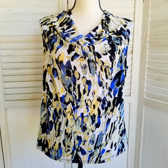 Jones Studio Sleeveless Blouse. Size Large - Picture 9 of 10